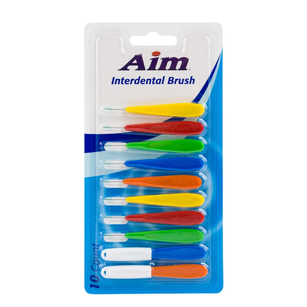 40Pc Interdental Brushes Dental Brush Floss Braces Bridges Tight Teeth Mouthwash