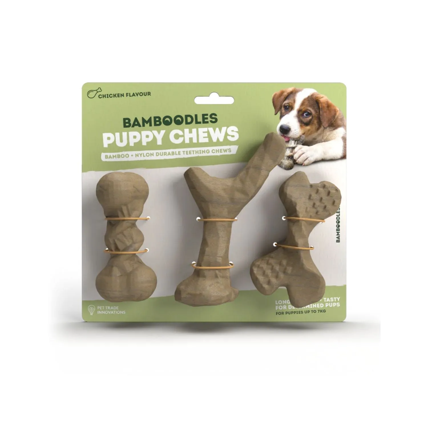 Bamboodles Puppy 3 Pack Chicken Chews