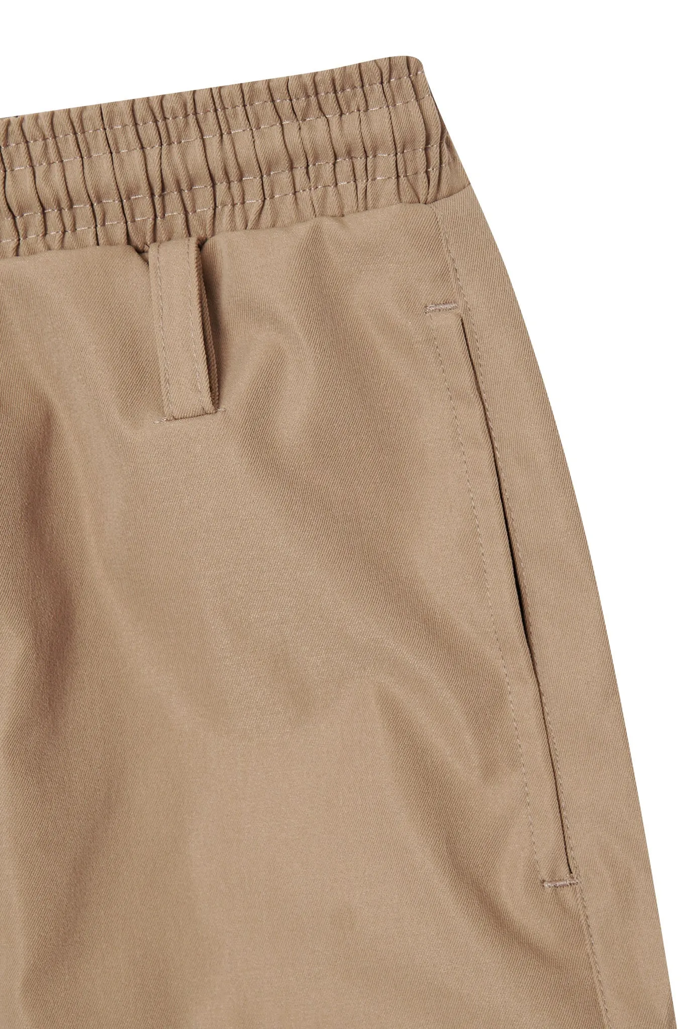 CHAMPAGNE 7 POCKET TWILL SHORTS
