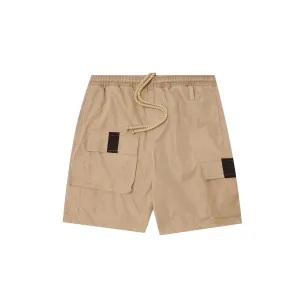 CHAMPAGNE 7 POCKET TWILL SHORTS