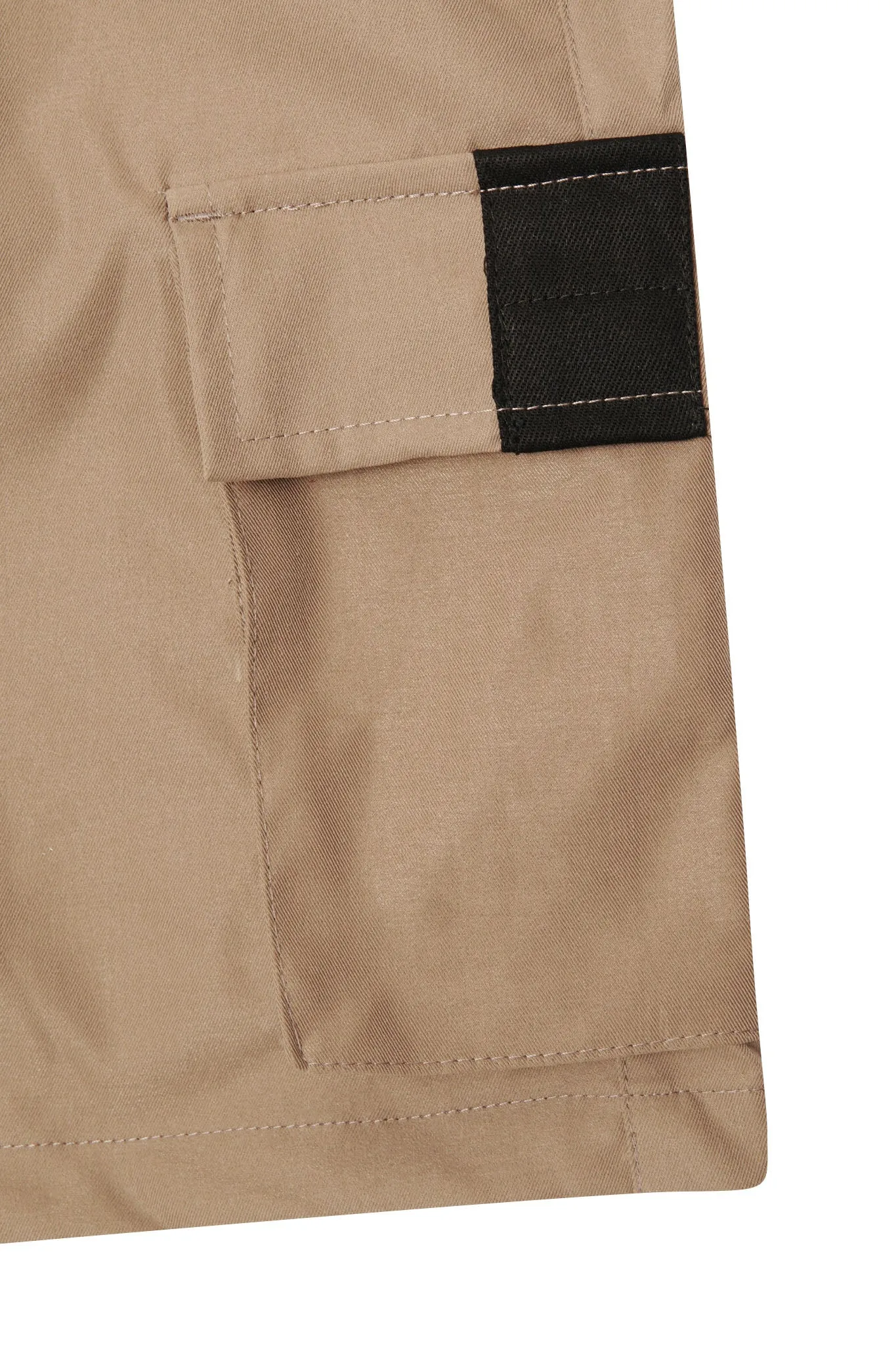CHAMPAGNE 7 POCKET TWILL SHORTS