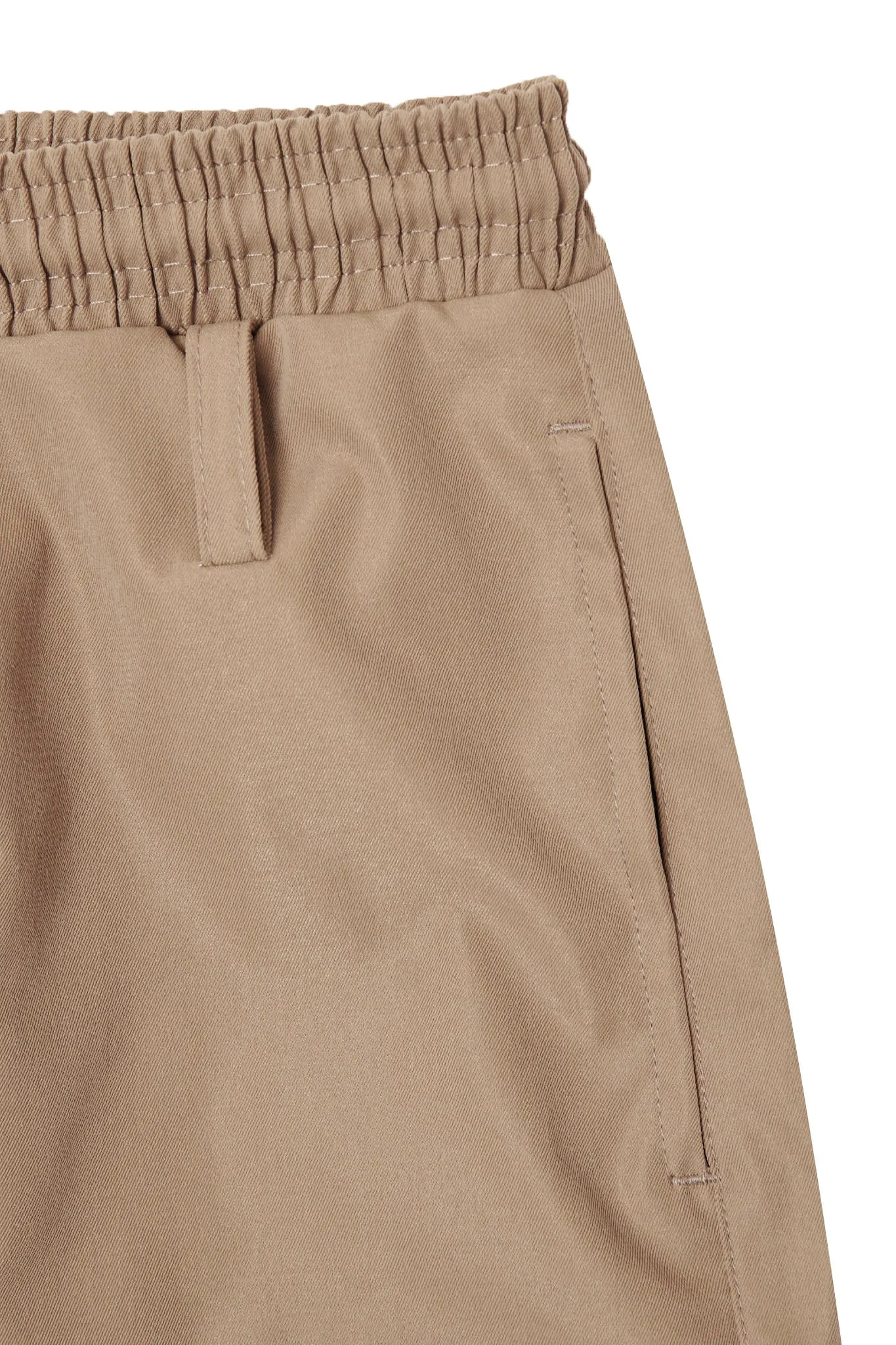 CHAMPAGNE 7 POCKET TWILL SHORTS