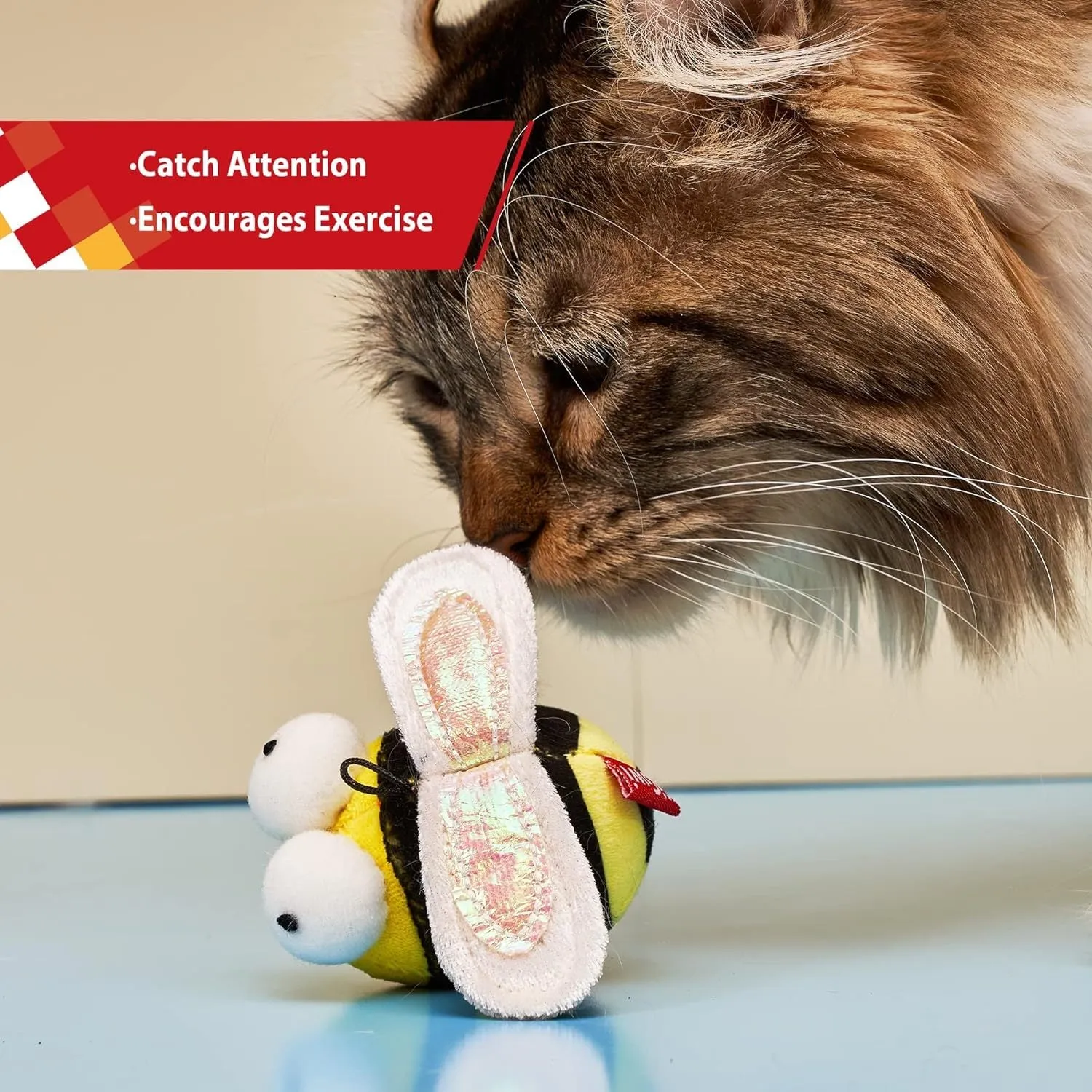 Chirpy Bee Sound Toy for Cats