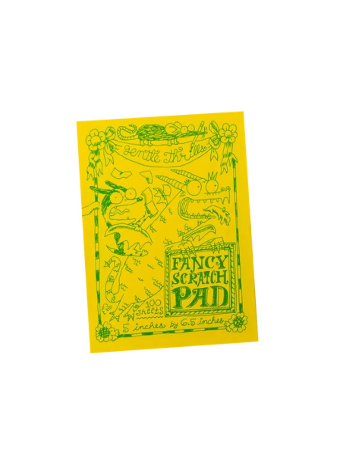 Fancy Scratch Pad - Yellow