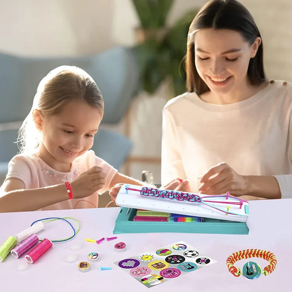 Friendship Bracelet Making Kit, Girls DIY Craft Kits Toys Cool Arts and Crafts Toys for Teen Girls Travel Activity Set Gifts for Age 6 7 8 9 10 11 12 Year Old Girls