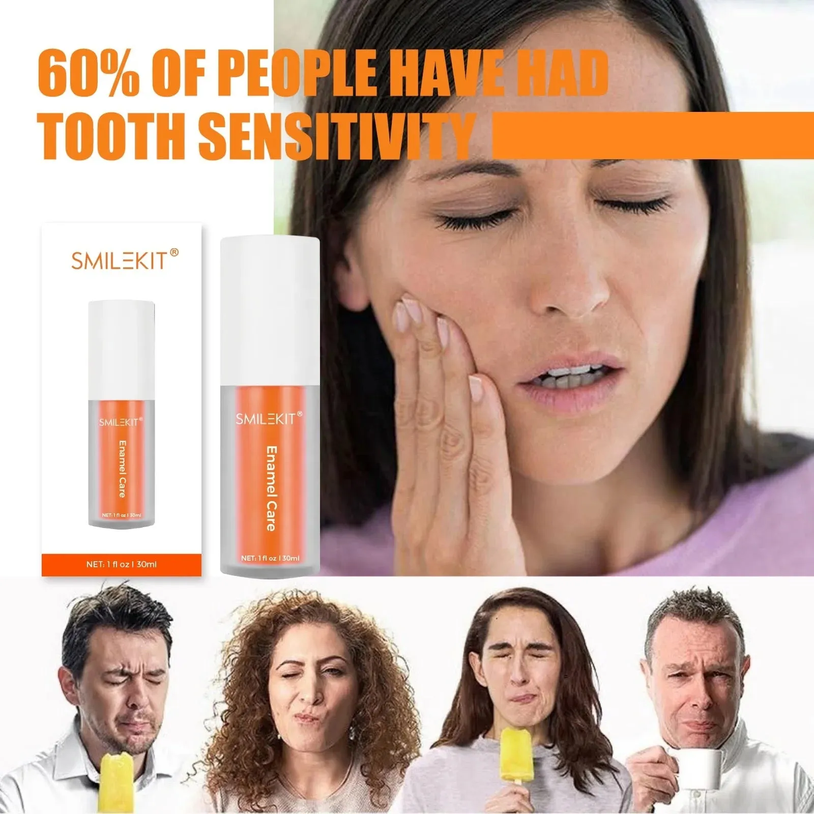 HiSmile Ultra Healing Tooth Sensitivity Enamel Care- Cavity Repair and Remineralization