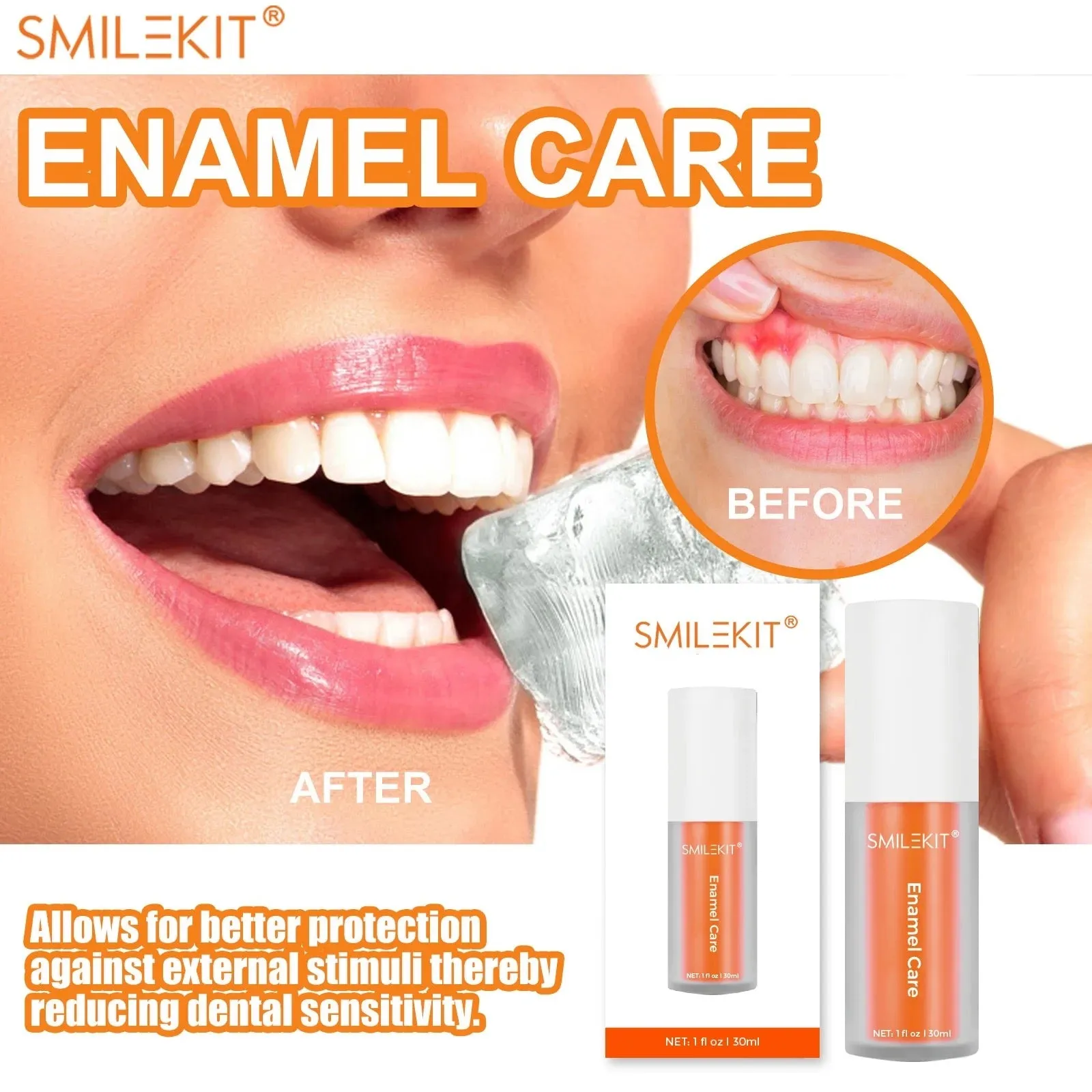 HiSmile Ultra Healing Tooth Sensitivity Enamel Care- Cavity Repair and Remineralization