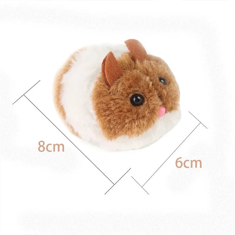 Interactive Plush Mouse Toy for Cats