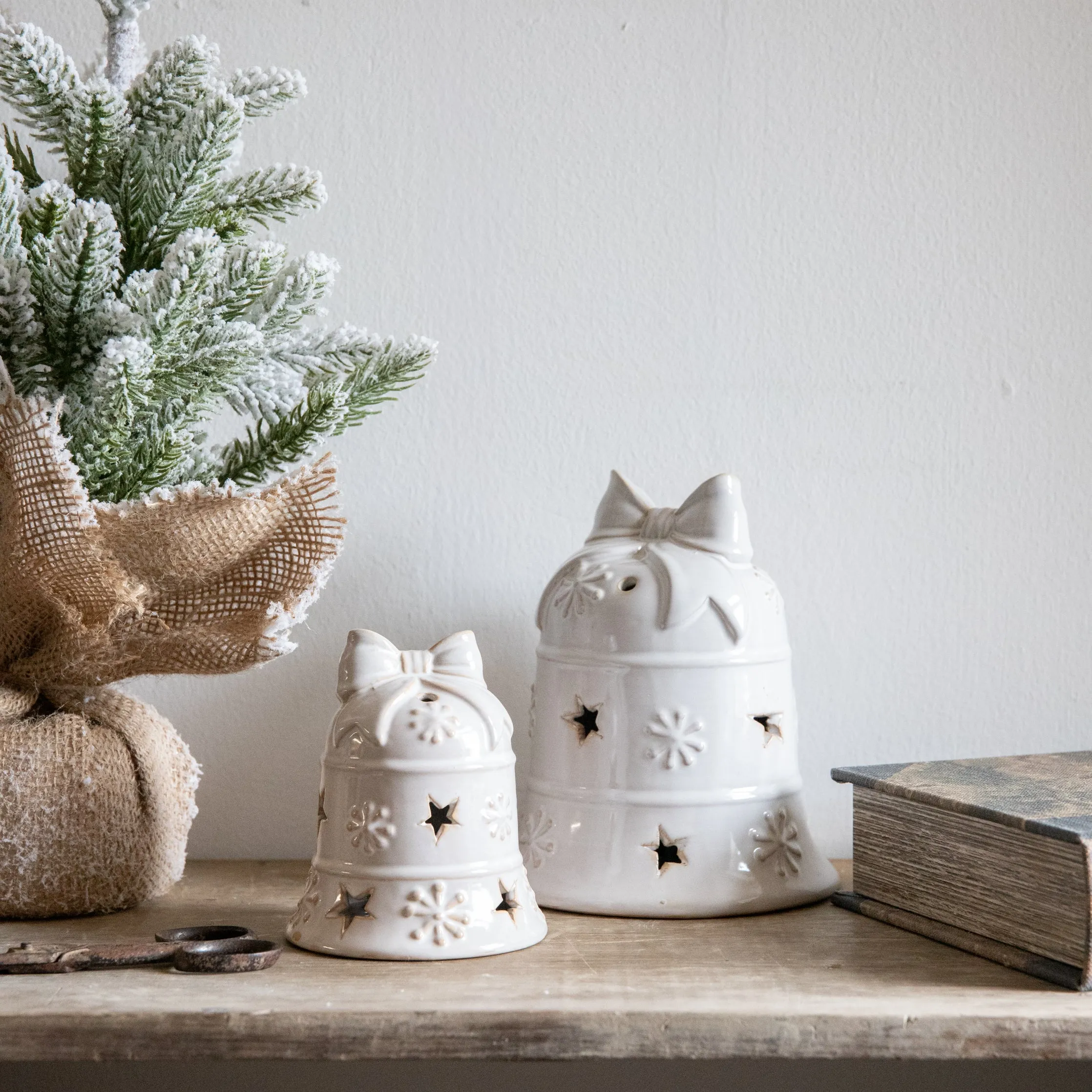 Light Up Ceramic Bells