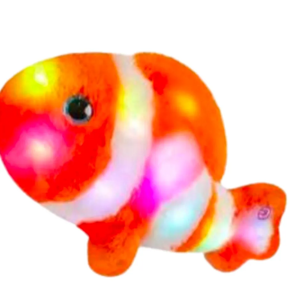 Light-Up Clown Fish Plush
