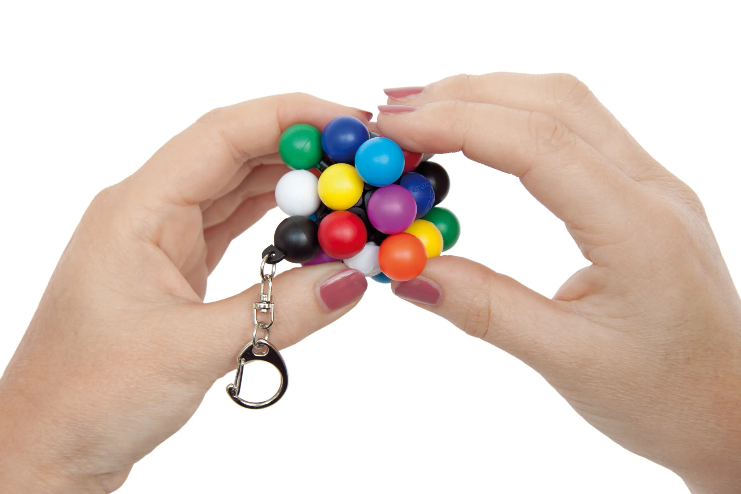 Mini Molecube by Mefferts - Twisty Puzzle, Brain Teasers Keychain Puzzle