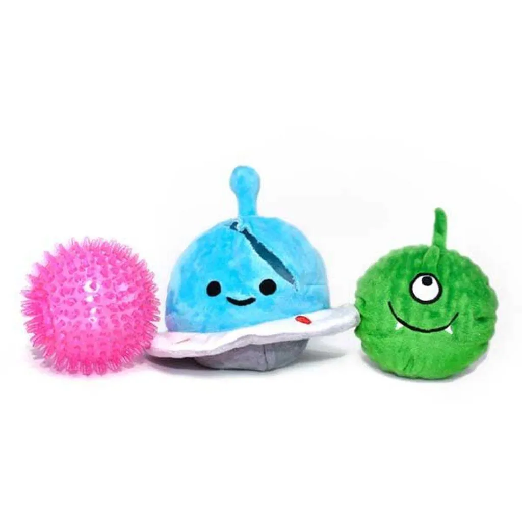 Patchwork Pet - Prickles Spaceship 3-in-1 Toy