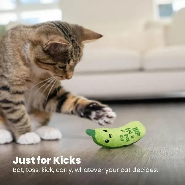 Petstages Crunchy Pickle Cat Toy