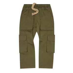 "PAINT SPLAT" LITTLE HUMAN CARGO PANTS IN OLIVE