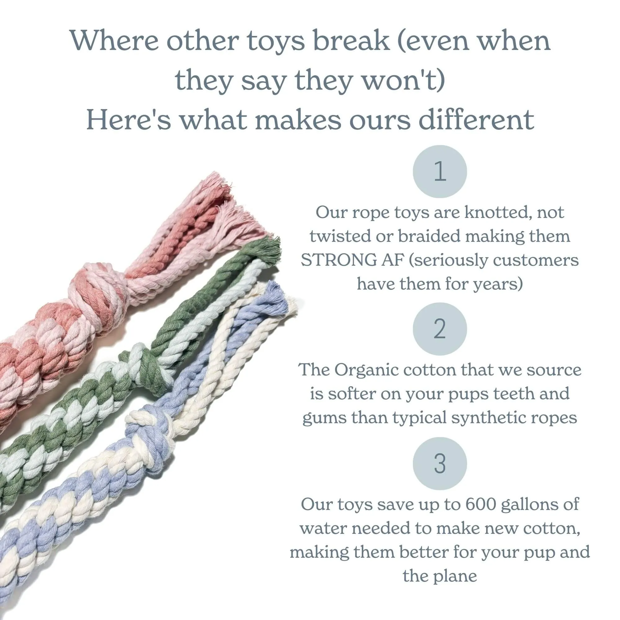 Soft Sage Tug Toy